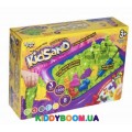 Набор кинетический песок  Kid Sand 1200 г Песочница (на русском языке) Danko Toys KS-02